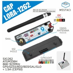 Cap LoRa 1262 for Cardputer Adv (SX1262, ATGM336H) SKU: U214