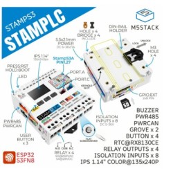 StamPLC Controller with M5StampS3 SKU: K141