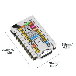 M5StampS3 BAT Module with Battery Connector SKU: S015