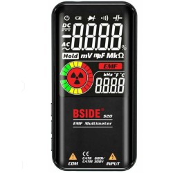 BSIDE S20 Multimètre EMF intelligent Détecteur de rayonnement électromagnétique Écran couleur 3,5 pouces