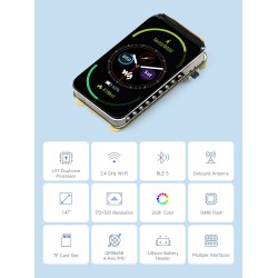 ESP32-S3 1.47inch LCD display Development Board Type B, 172×320 Resolution, 262K Display Color, Supports 2.4GHz Wi-Fi / BLE