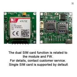LTE CAT1+4G+2GSIMcom A7672E, carte mère LTE CAT1 avec kit GNSS pour l'Europe