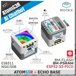 AtomS3R-AI Chatbot Kit (8MB PSRAM) K147
