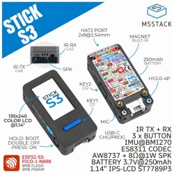M5StickS3 ESP32S3 Mini IoT Dev Kit