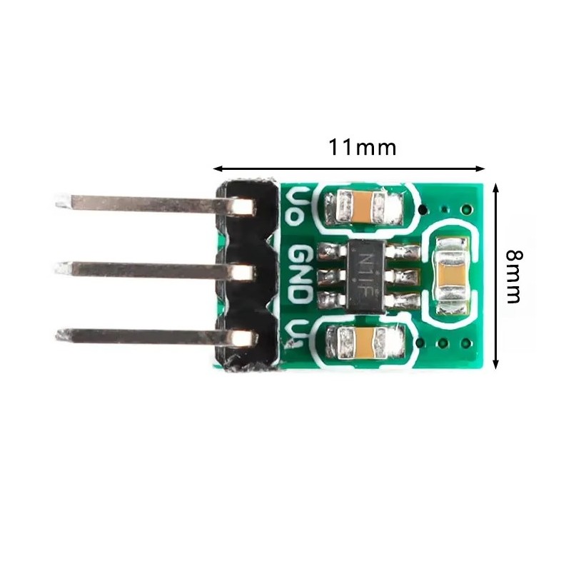 Mini boost Buck DC Board 1.8-5V to 3.3V N1IF