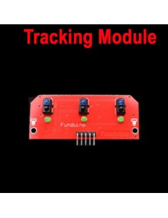 3-Way Line Tracker Sensor ("Hunt Sensor", 3x photo-interrupters PCB)