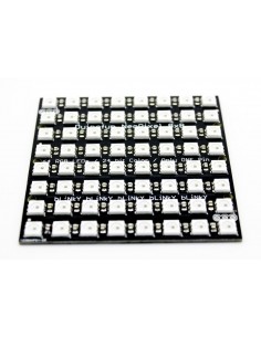 8x8 WS2812 RGB Led Matrix with integrated electronics (Neopixel compatible)