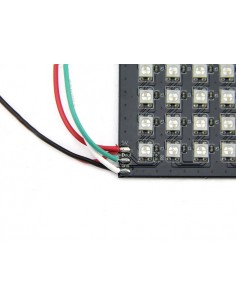 16x16 RGB LED Matrix w/ WS2812B - DC 5V (Flexible PCB, one wire serial control - Neopixel compatible)