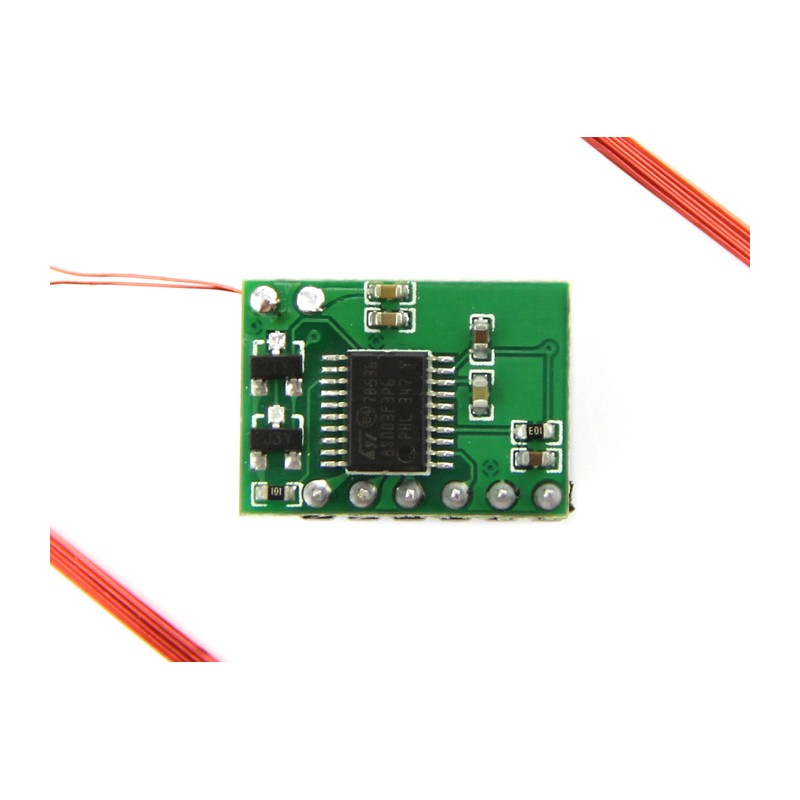 Mini 125Khz RFID Module - Pre-Soldered Antenna (70mm Reading Distance)