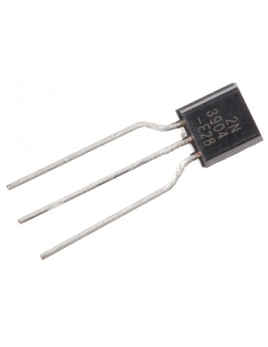Transistor bipolaire, 2N3904, NPN 40 V 200 mA, , TO-92, 3 broches(lots de 5 pcs)