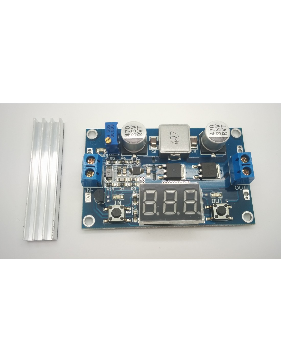 thumbnail image 2 of 100W Adjustable DC Step-Up Boost Converter Module – 3~35V To 3.5~35V, 6A 2 of 4