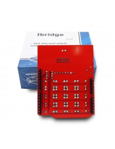 4X4 Key-pad shield with display interface: IBridge