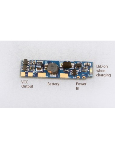 Tiny Portable Battery Charger Module (0.5A, charges 3.7v batteries from 5v, 5v booster included)