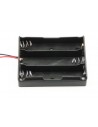 Battery Holder Case With Wire Lead For 3x 18650 Li-ion