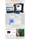 Afinibot A3 Imprimante 3D en KIT (200*200*180mm. Prusa i3 améliorée. Outils inclus.)