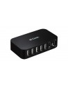 7-Port USB 2.0 Powered Hub with 2 Fast Charge Port