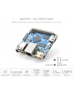 NanoPi M1 (Quad Core A7 ARM, 512M RAM)
