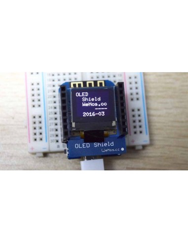 OLED Shield for WeMos D1 Mini ESP8266 0.66/" in 64X48 IIC I2C NodeMCU Arduino