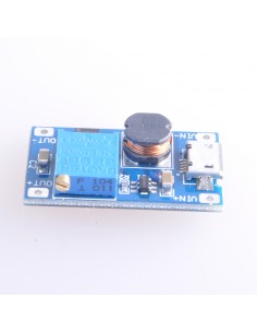 Micro Booster (Micro USB or solder pads, Step-Up 2-24v 3-26v, 2A)
