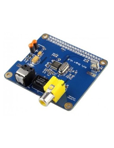 PiFi Digi+ is a high-quality S/PDIF board for the Raspberry Pi Sound