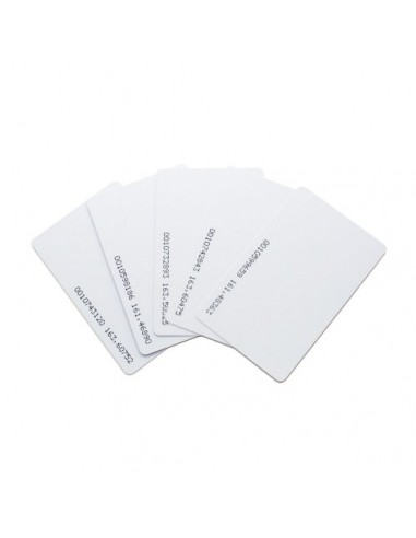 RFID EM4100 Card Keycard / key card 125KHz blanc, numéroté