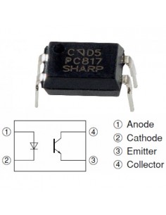 Optocoupleur Traversant EL817 Phototransistor