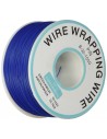 PCB Solder 0.25mm Tin Plated Copper Cord Dia Wire-wrapping Wire 305M 30AWG BLUE