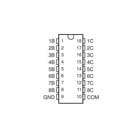 Lot De 2 Circuits Intégrés UDN2983A En Boîtier DIP-18 - Neufs, Pour Drivers De Moteurs Pas à Pas/relais