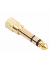 stereo jack 3,5mm to 6,35mm Female / Male Audio Adapter