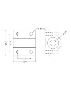 SCS8UU SOCKET BEARING FOR 3D / CNC 8MM