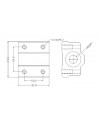 SCS8UU SOCKET BEARING FOR 3D / CNC 8MM