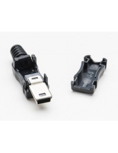 USB Connector, MINI USB M, USB 2.0, Receptacle, 4 Way for cable