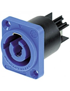 Connecteur Mâle 3P, 250 V c.a. 20A Noir, bleu, Nylon