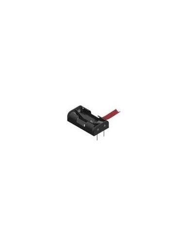Battery Holder Keystone - 2xAAA for solder