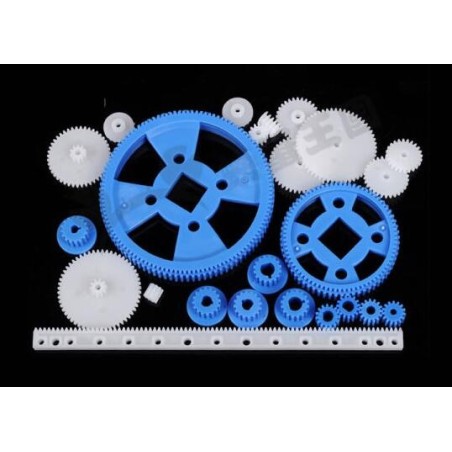 Fafeicy Ensemble d'engrenages en Plastique, Kits de Vis sans Fin Fafeicy Ensemble d'engrenages en Plastique, Kits de Vis sans Fin