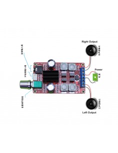 2x50W  Mini  Amplificateur Audio Stereo HIFI  TPA3116D2