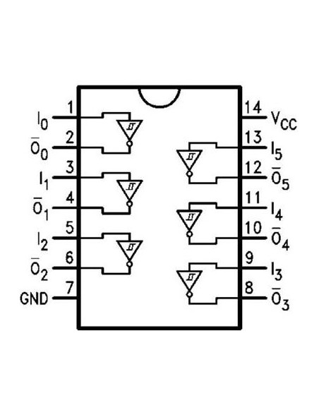 Sn74hc14n схема включения