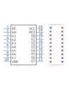CD74HC540E Octal Buffer & Line Driver, 3-State, Inverting, 2 → 6 V, 20-Pin PDIP (DIP)