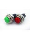 Green Round Door-Ring Push Button Red M10 (switch)