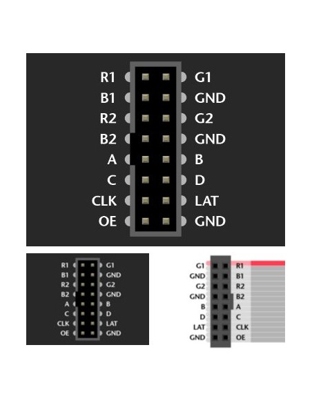 LED module 16x32 rgb p10 Matrix display screen indoor