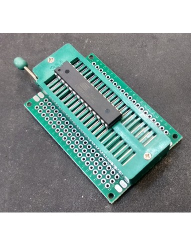 Green IC Universal ZIF Socket 40 Pin IC Test Tester 0.6"