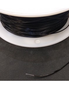 1m Cable Black UL1007,UL1569 (0.22mm², AWG-24, 300v peak) fils electrique