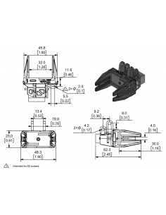 POLOLU Kit micro pince avec servo retour de position (Robotique)