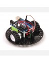 2WD Pololu 5" Robot Chassis RRC04A Solid Light-Blue (Arduino Compatible) (Robotique)