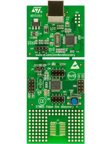 STM8 S Value Line Discovery (STM8SVLDISCOVERY: Discovery kit for the STM8S Value-Line 8-bit MCUs)