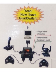 Quadswitch AS A4 AUTO SWITCH 4 PLAYER pour PC Joysticks