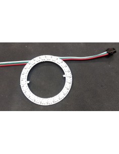 24 LED WS2812 Wire Ring - (Neopixel compatible, Digital RGB LED with Integrated Drivers)