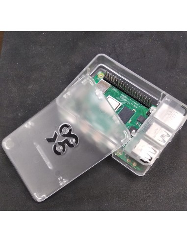 Case for Raspberry Pi 4B Clear ASM Transparent