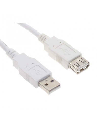 Cable 1.5M USB AM, USB AF, USB 2.0, 4 Voies