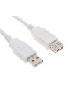 Cable 1.5M USB AM, USB AF, USB 2.0, 4 Voies